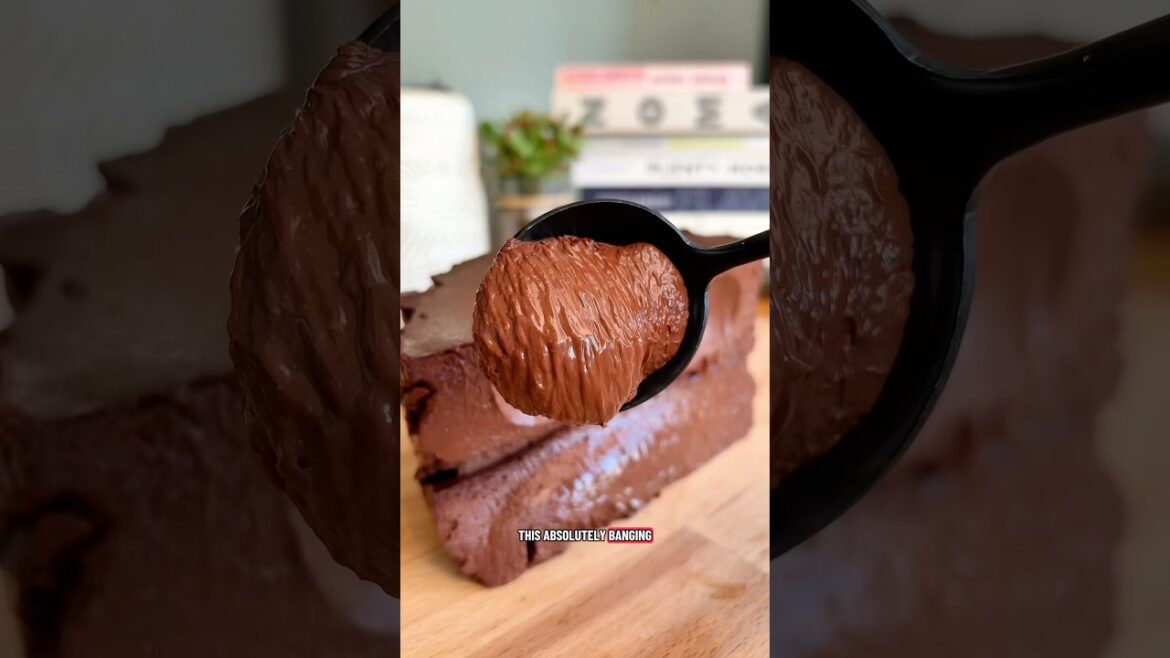 Fudgy High Protein Chocolate Cheesecake