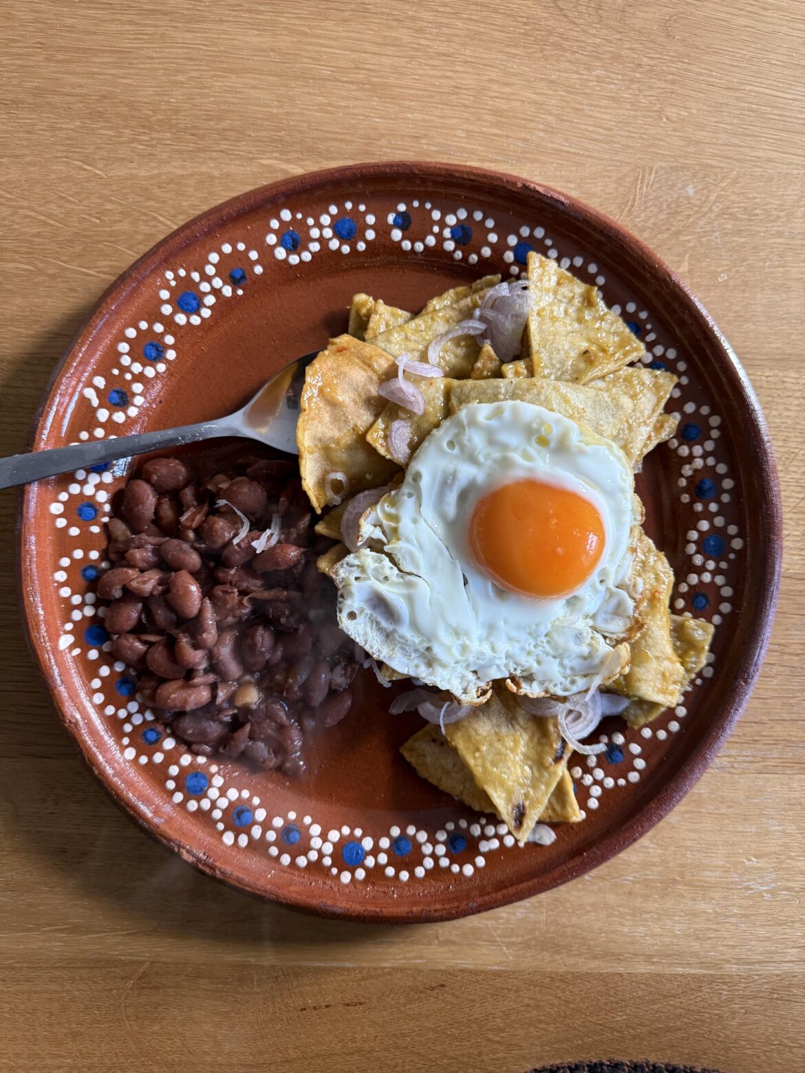 Tried my hand at Chilaquiles Verdes 🍳