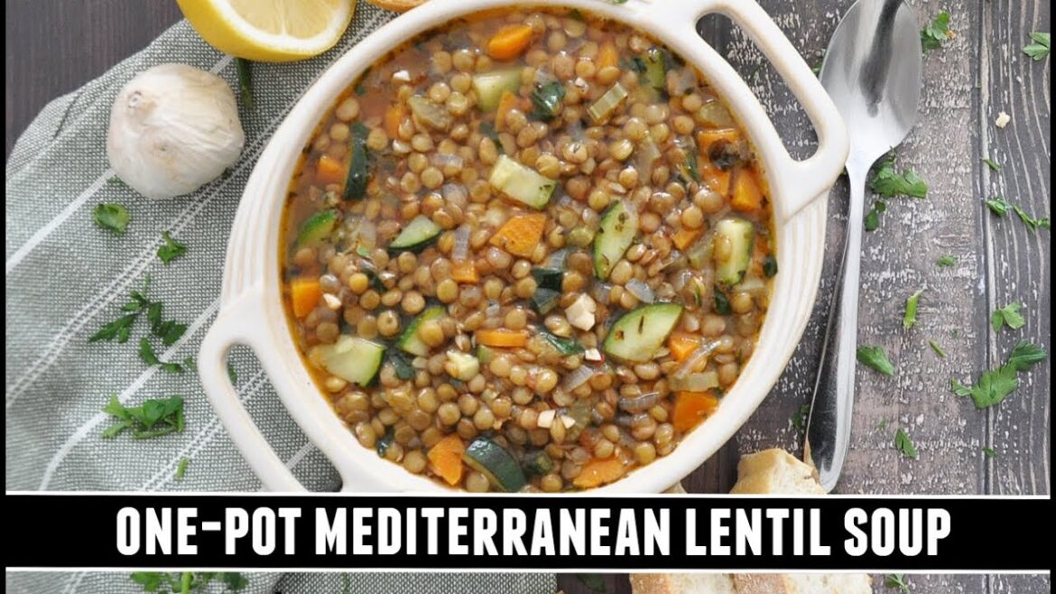 COZY Mediterranean Lentil Soup | Quick & Easy ONE-POT Recipe COZY Mediterranean Lentil Soup | Quick & Easy ONE-POT Recipe
