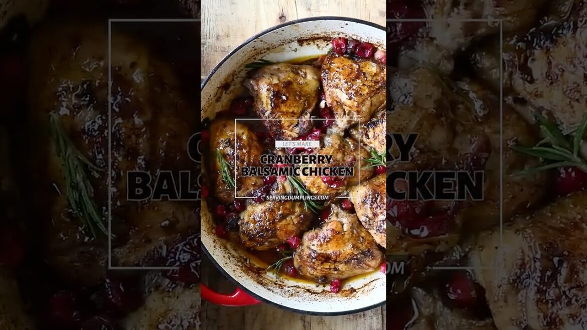 Balsamic Cranberry Chicken Recipe