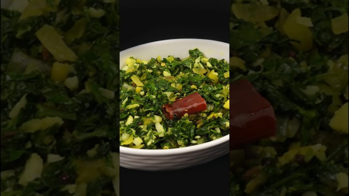 Vendhaya Keerai Poriyal | Fenugreek Leaves Stir-Fry | Methi Bhaji Recipe | Keerai Poriyal Recipes