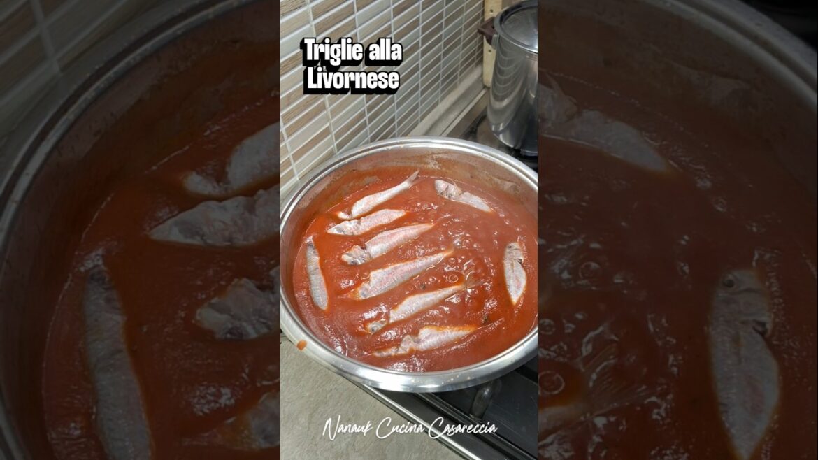 TRIGLIE ALLA LIVORNESE #food #recipe #pesce