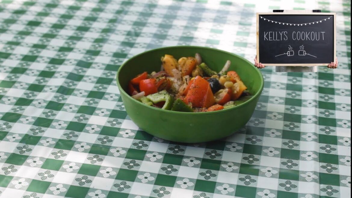 Kelly's Cookout - Mediterranean Chickpea Vegetable Salad