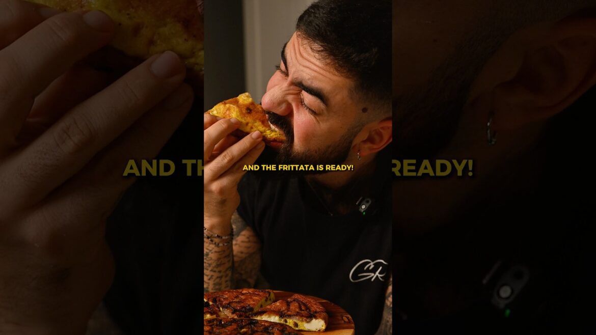 Onion Omelette - Frittata DONE RIGHT! #italiancuisine #cooking #easyrecipe #recipe #food