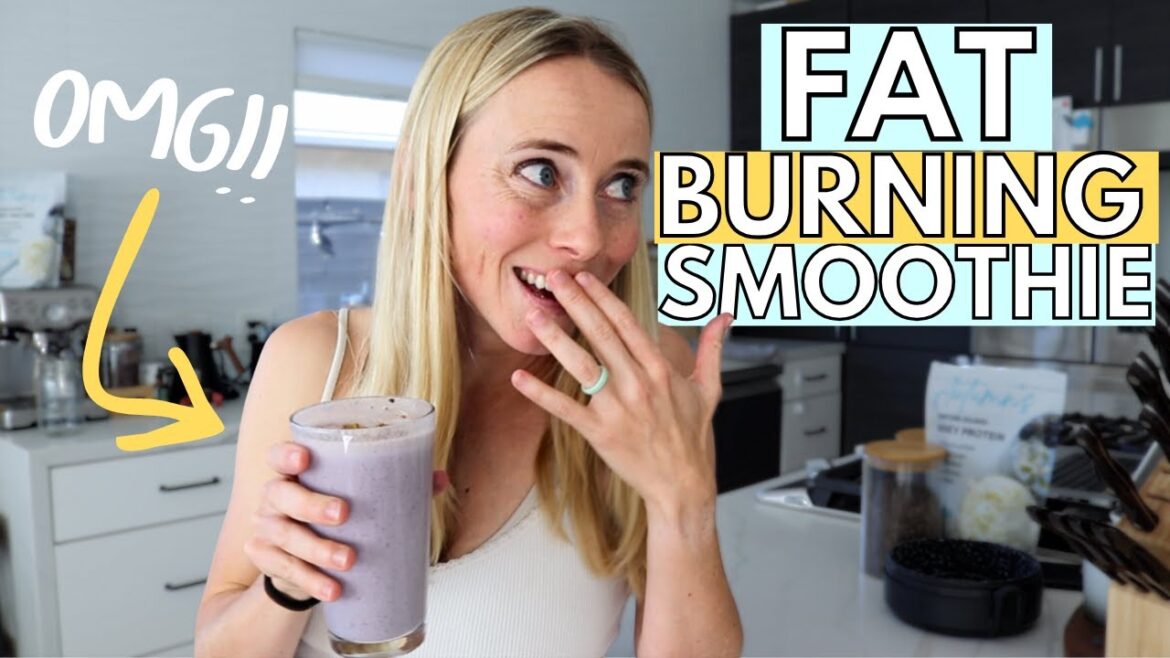 My Daily FAT BURNING Blueberry Smoothie That Uses CHIA SEEDS