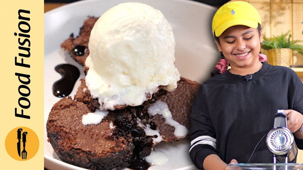 Viral Chocolate Brownie Pudding Recipe By Amani - Food Fusion