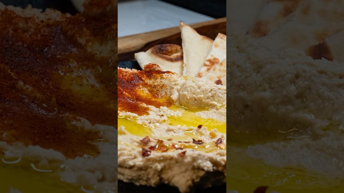 5 minute HUMMUS? Recipe Below!  #hummus #recipe #easyrecipe