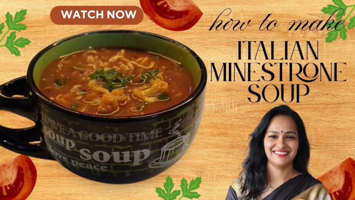 Classic Italian Minestrone Soup | Healthy Vegetable Soup | Easy Dinner Recipe #beingpriyanka