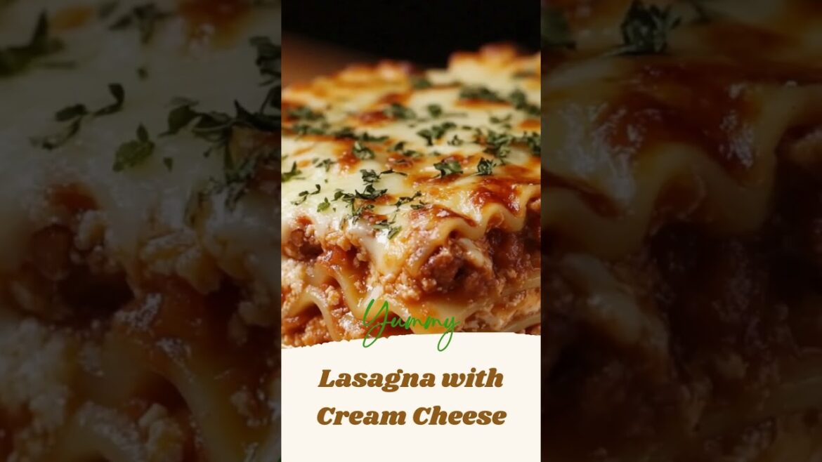 Lasagna with Cream Cheese