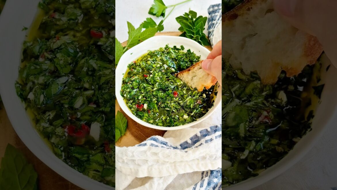 Meet My Chimichurri Sauce! One Spoonful and You’ll Be Hooked #chimichurri #easyrecipes #veganrecipes