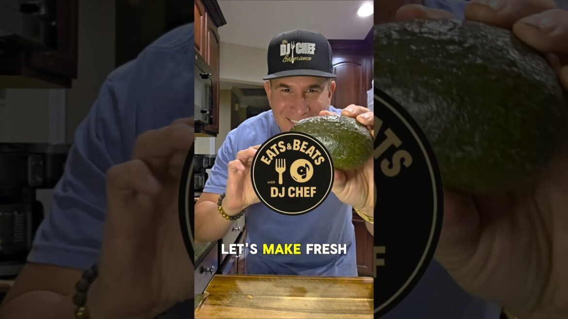 DJ CHEF'S Fresh Guacamole Recipe | Avocado Jalapeño Healthy Easy Cooking Recipes Foodie recipes food