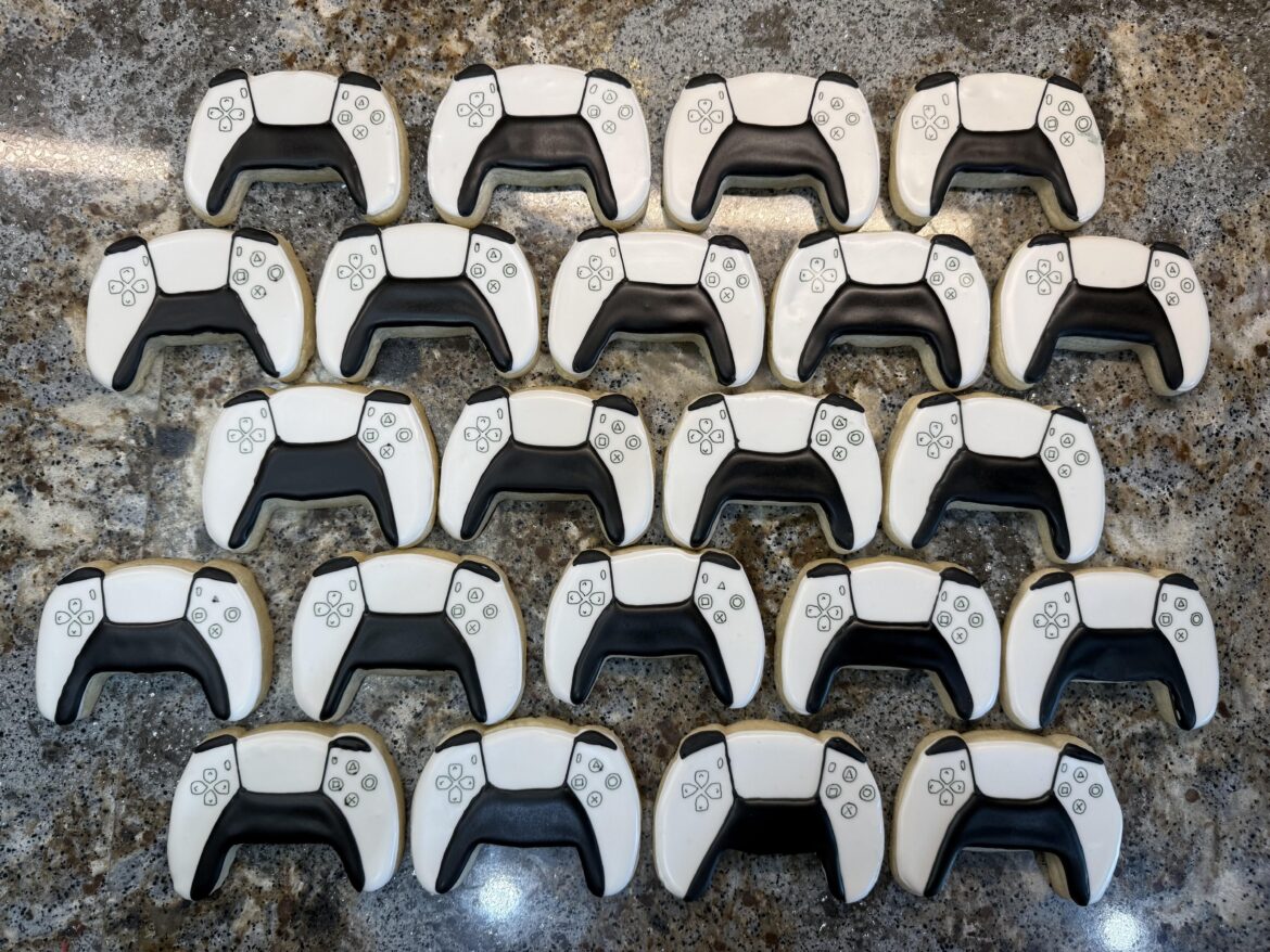 Gamer Birthday Cookies for my little man!