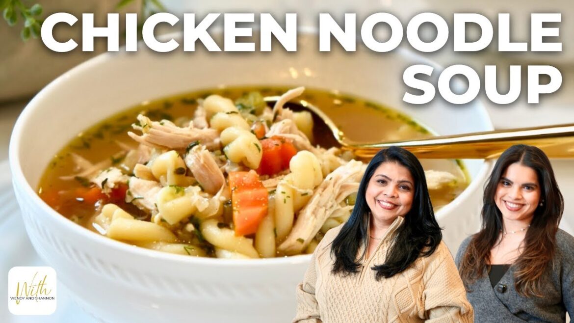 Homemade Chicken Noodle Soup in ONE POT!