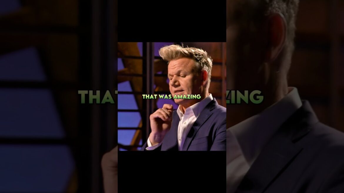 The best compliment you can get from Gordon Ramsay  #gordonramsay #masterchef