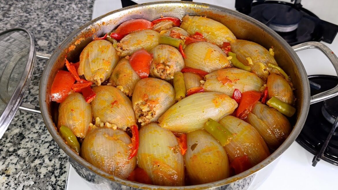 Soğan Dolması Nasıl Yapılır Suyu Şifa Kıymalı Lezzetli Yaprak Sarma Biber Dolma NefisYemek Tarifleri