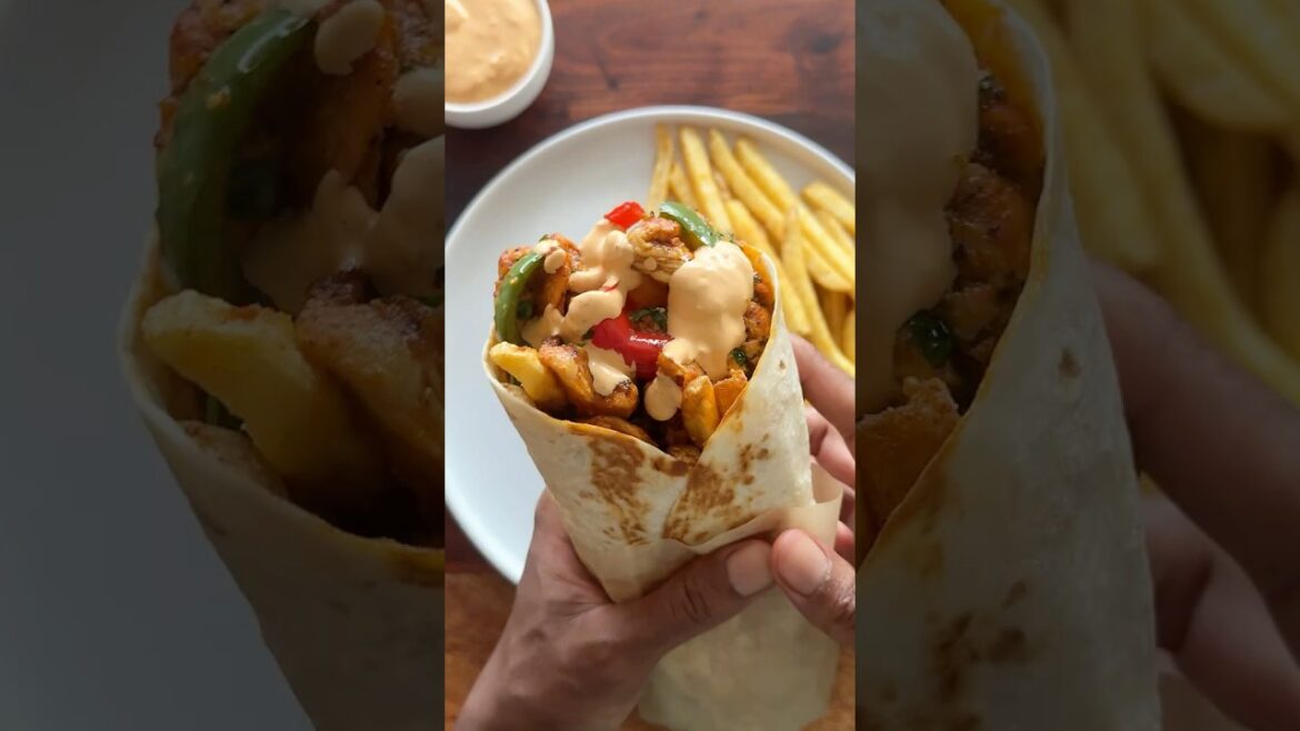 chicken fajita wraps ✨
