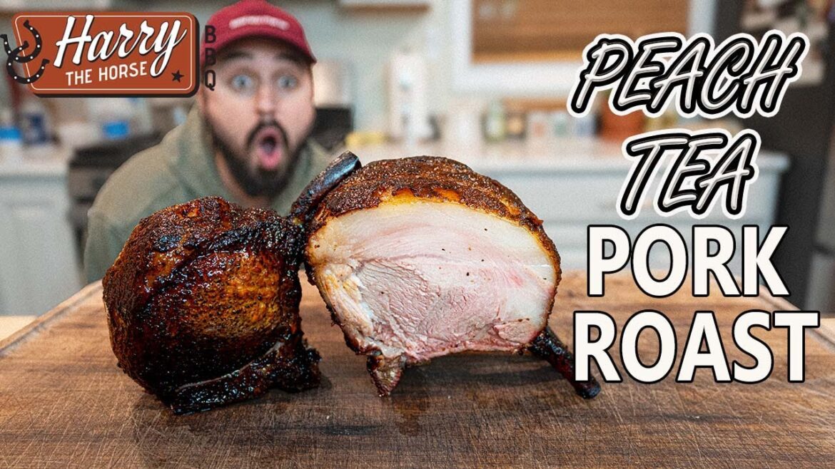 Peach Tea Glazed Rack of Pork! Harry the Horse BBQ