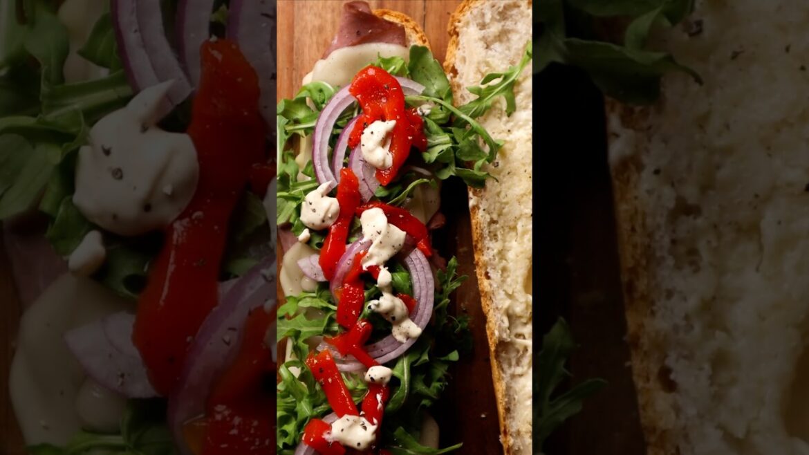 100 30 Minute Meals #30: Roast Beef Sandwich with Horseradish Sauce #30minuterecipes #sandwichideas