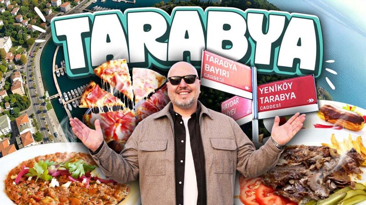 TARABYA LEZZETLERİ | Oğlak Lahmacun, Fransız Omleti, Karadeniz Döneri, Füme Kaburga Pizza