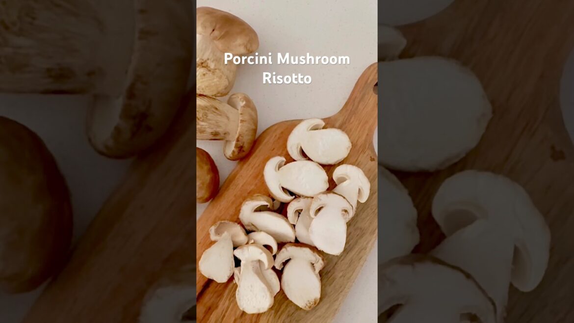 Porcini mushroom risotto - creamy, cosy and full of flavour #food #cooking #recipe #risotto
