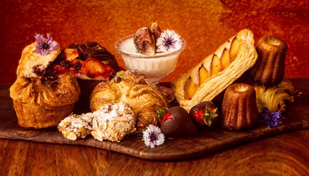 A selection of pastries and baked goods from Water Street Bistro Thursday, Aug. 29, 2025 in Petaluma. (John Burgess / Press Democrat)