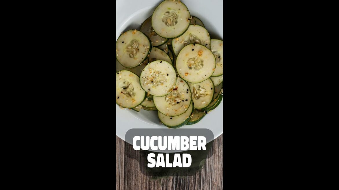 Crunchy Cucumber Salad