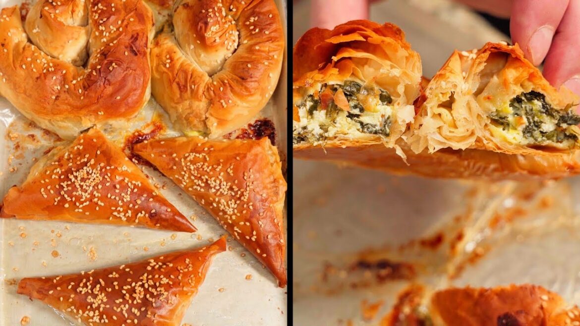 Authentic Greek Spanakopita Recipe: A Flaky, Savory Greek Appetizer Authentic Greek Spanakopita Recipe: A Flaky, Savory Greek Appetizer