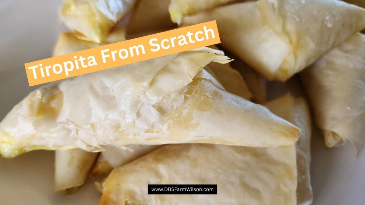Tiropita From Scratch | Traditional Greek Cheese Pie (Simple & Homemade)