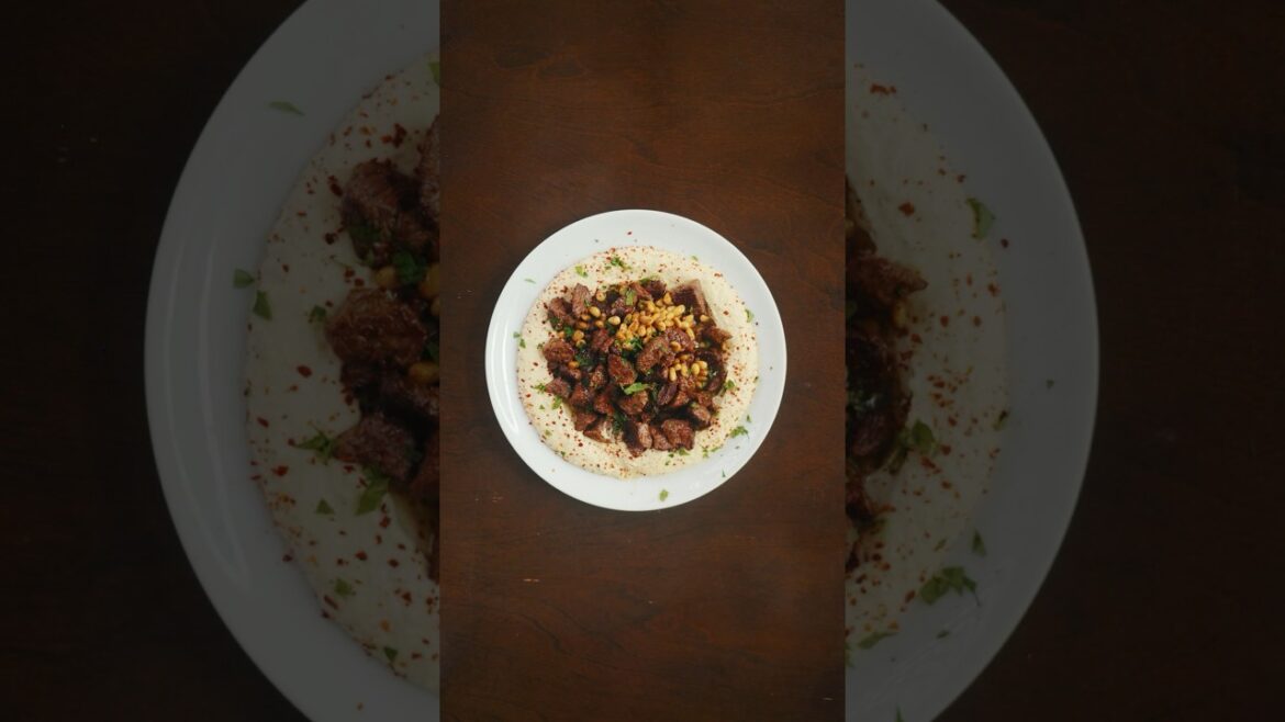 Hummus w Lahme || Authentic Levantine Style Hummus & Meat #arabicfood #arabfood