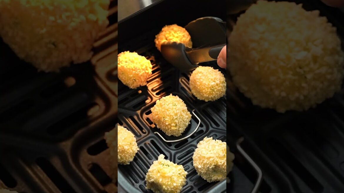 Air Fryer Arancini Rice Balls  #familyfreshmeals #recipe #aranciniriceballs #shorts
