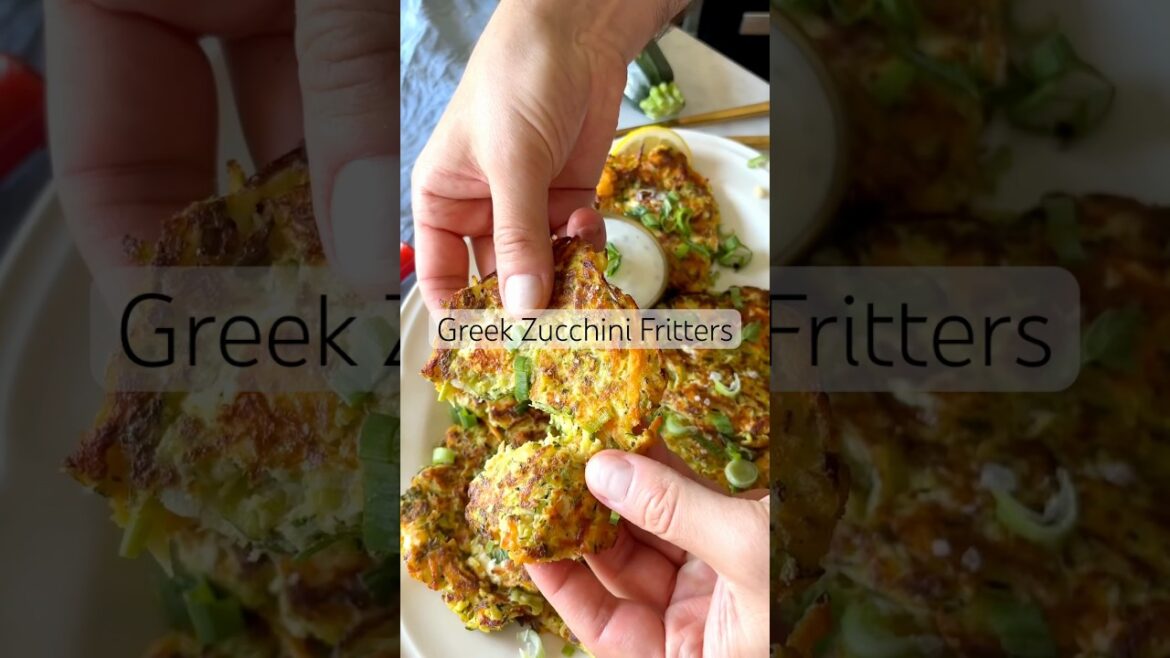 Greek Zucchini Patties with Carrot