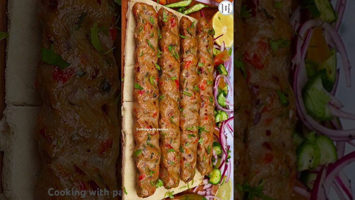 My Viral NEW Turkish Kebab in Oven, Turkish Chicken Adana Kebab With Homemade SKEWERS #kabab #kebab