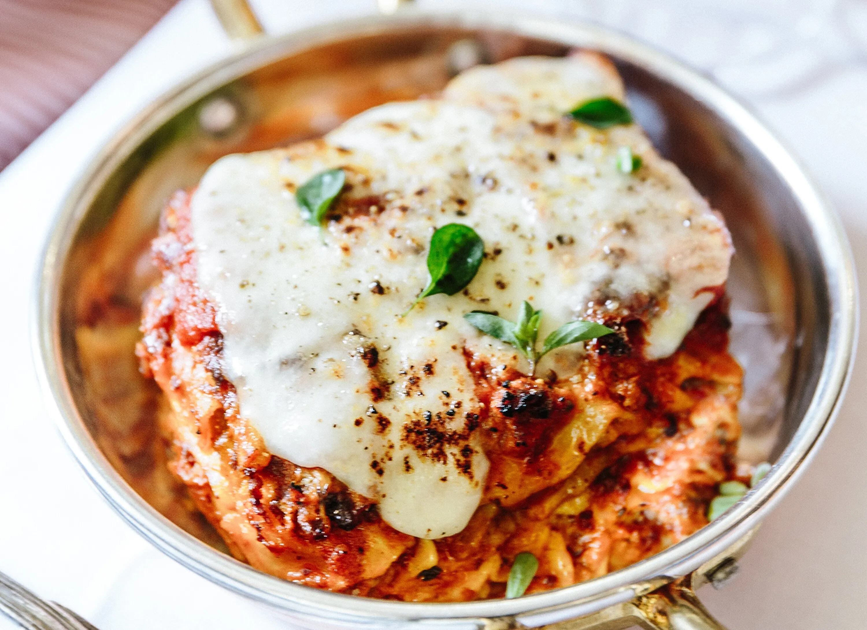 10-layer lasagna at Gloria