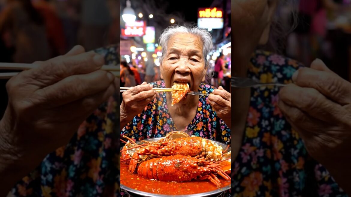 grand ma making Lobster Diavolo #grandmashow #cookingvideo
