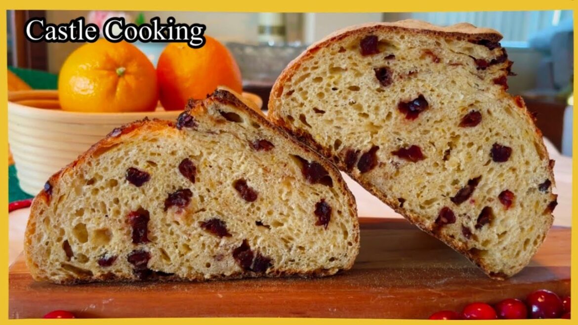 Best Orange Cranberry Sourdough Bread 오렌지 크렌베리 천연발효빵