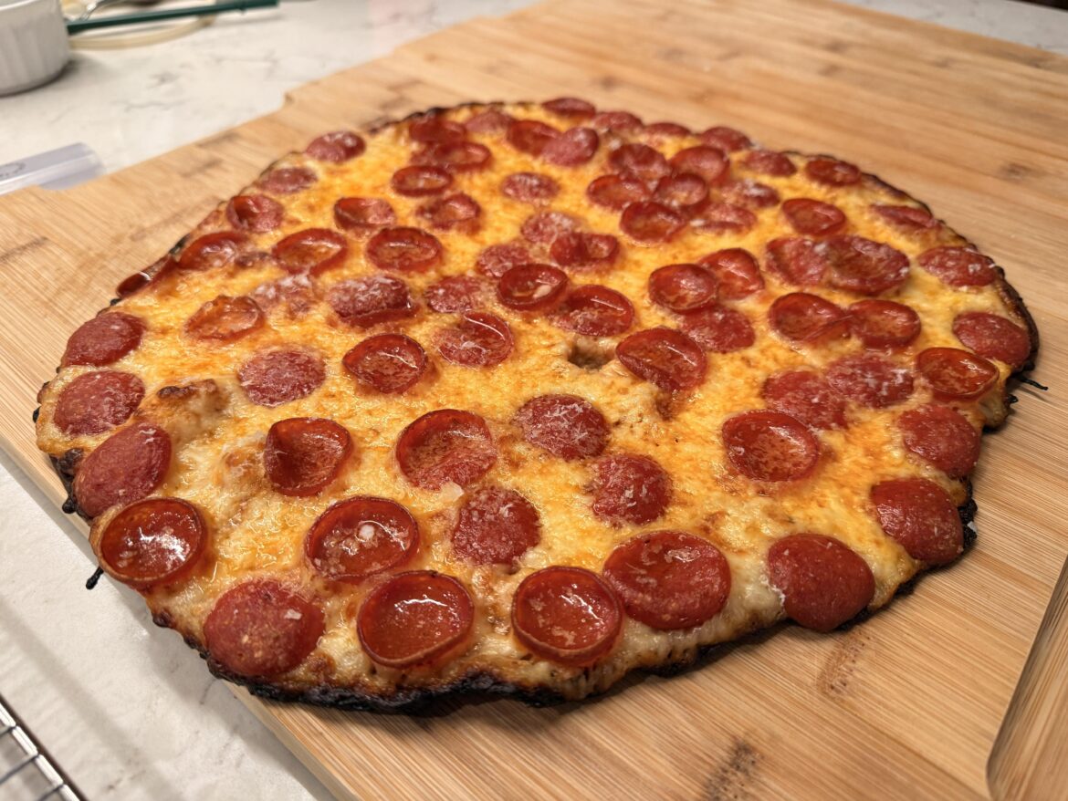 Kenji’s Low Carb Chicago Tavern Style Pizza