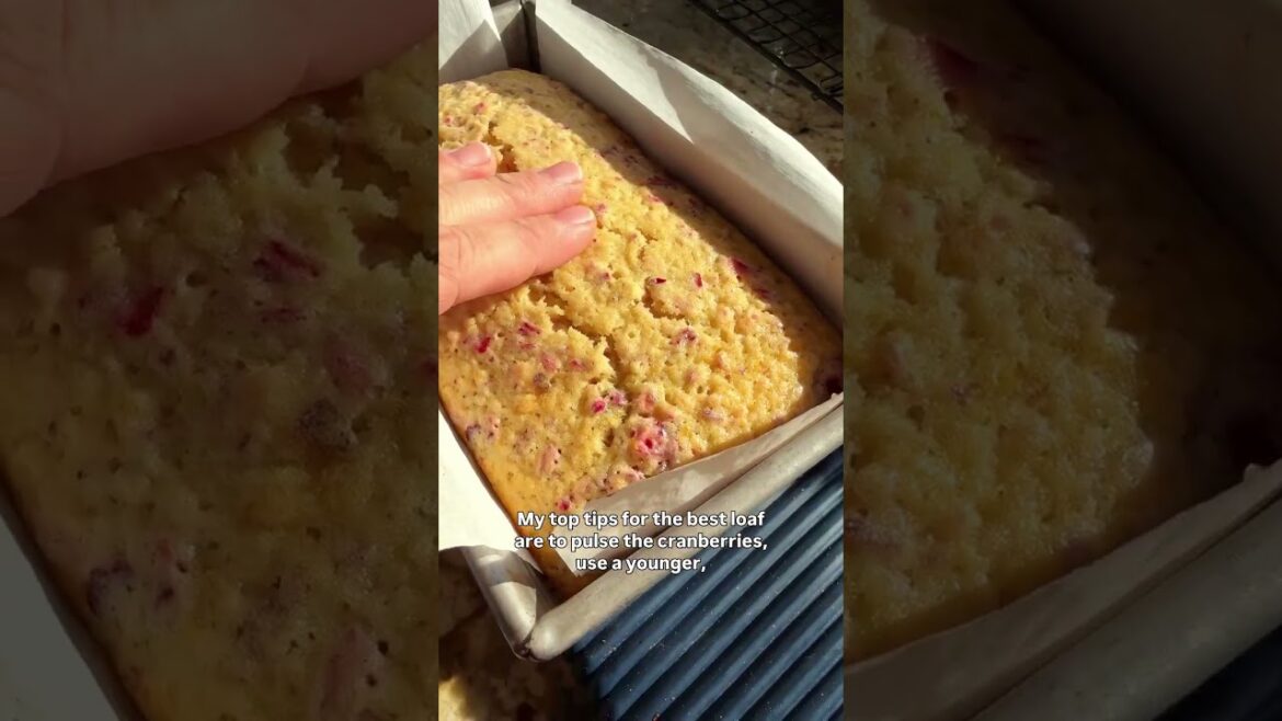 Cranberry Orange Sourdough Quickbread