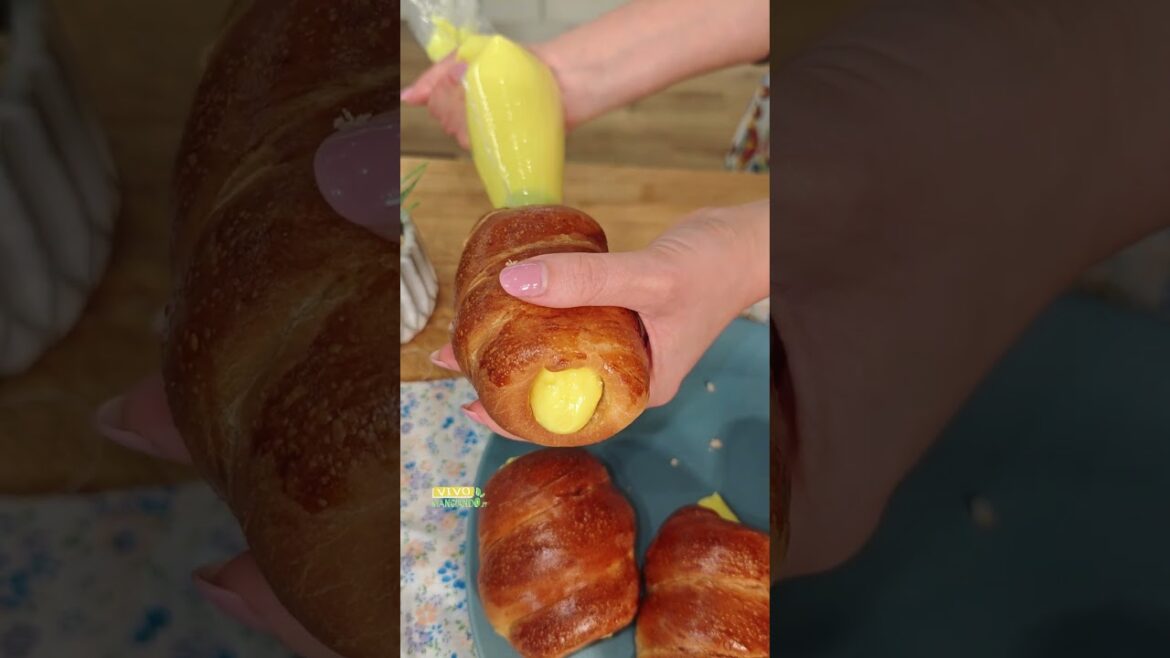 Torciglioni alla crema senza frittura