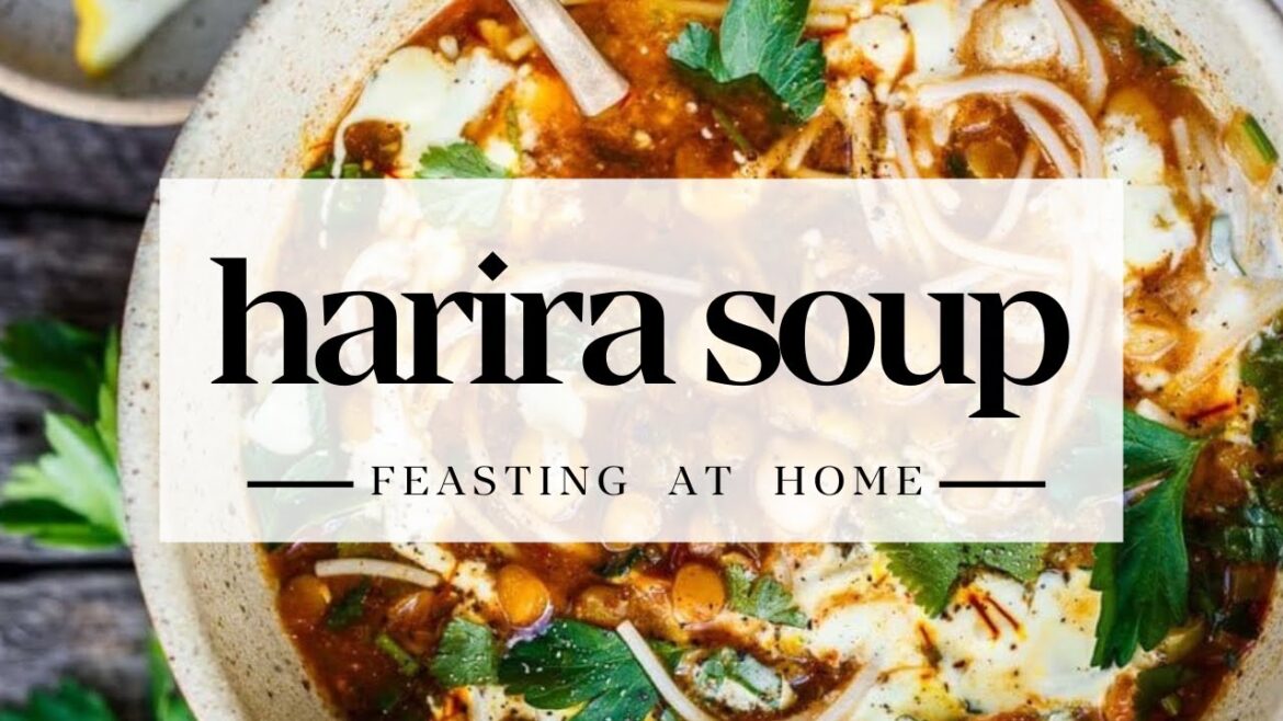 Moroccan Lentil and Chickpea Soup AKA HARIRA SOUP