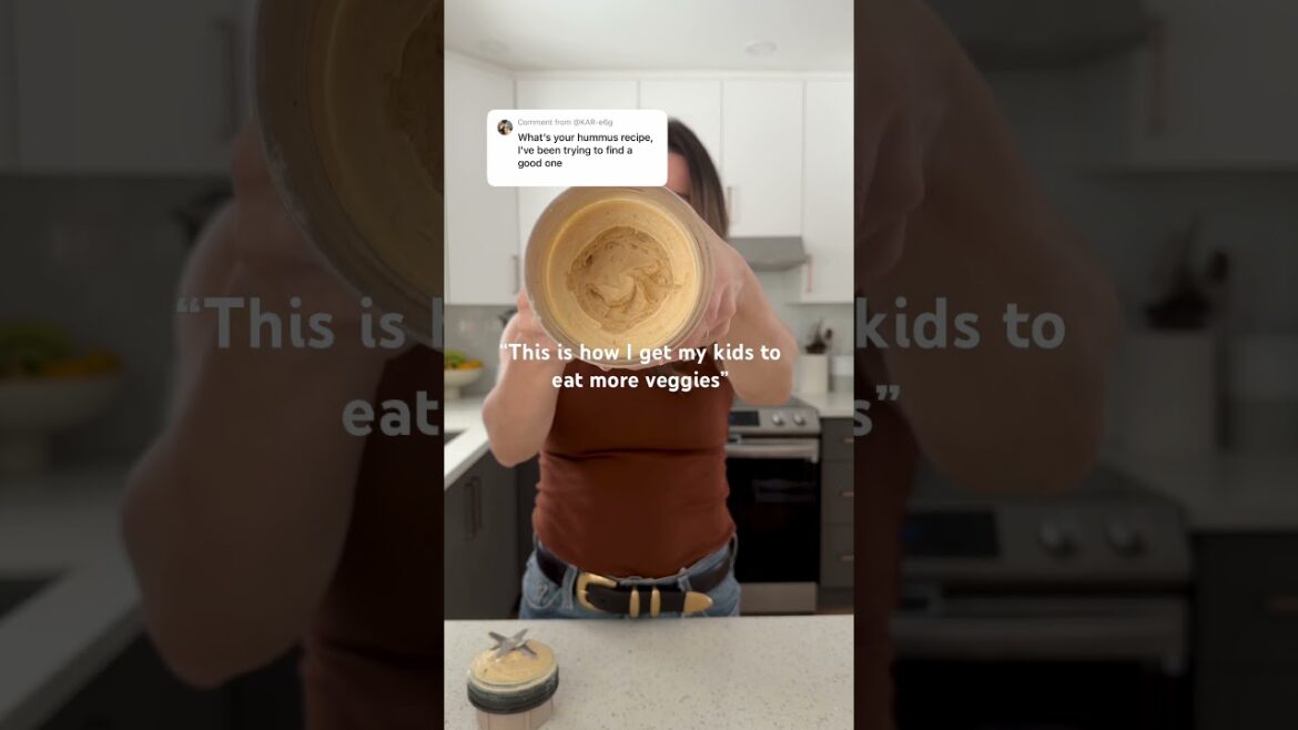 EASY 5-Minute Hummus Recipe