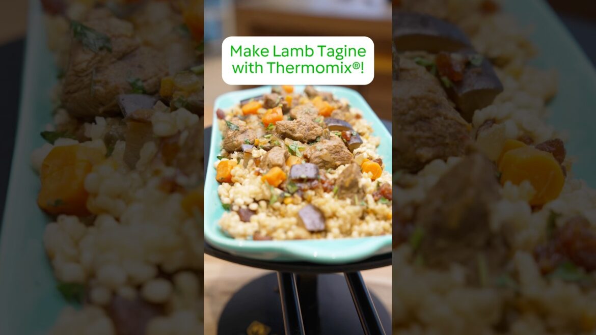 This Lamb Tagine with Apricots and Honey is slow cooked to perfection using the Thermomix® TM7™.