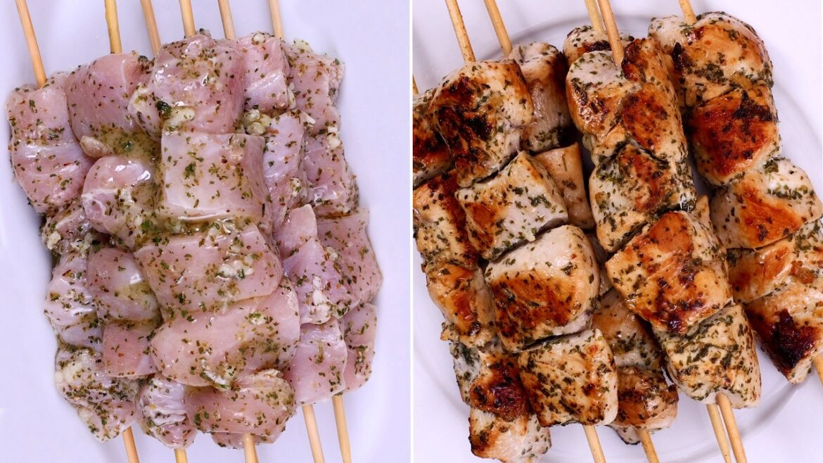Juicy Greek Chicken Souvlaki – Easy & Authentic