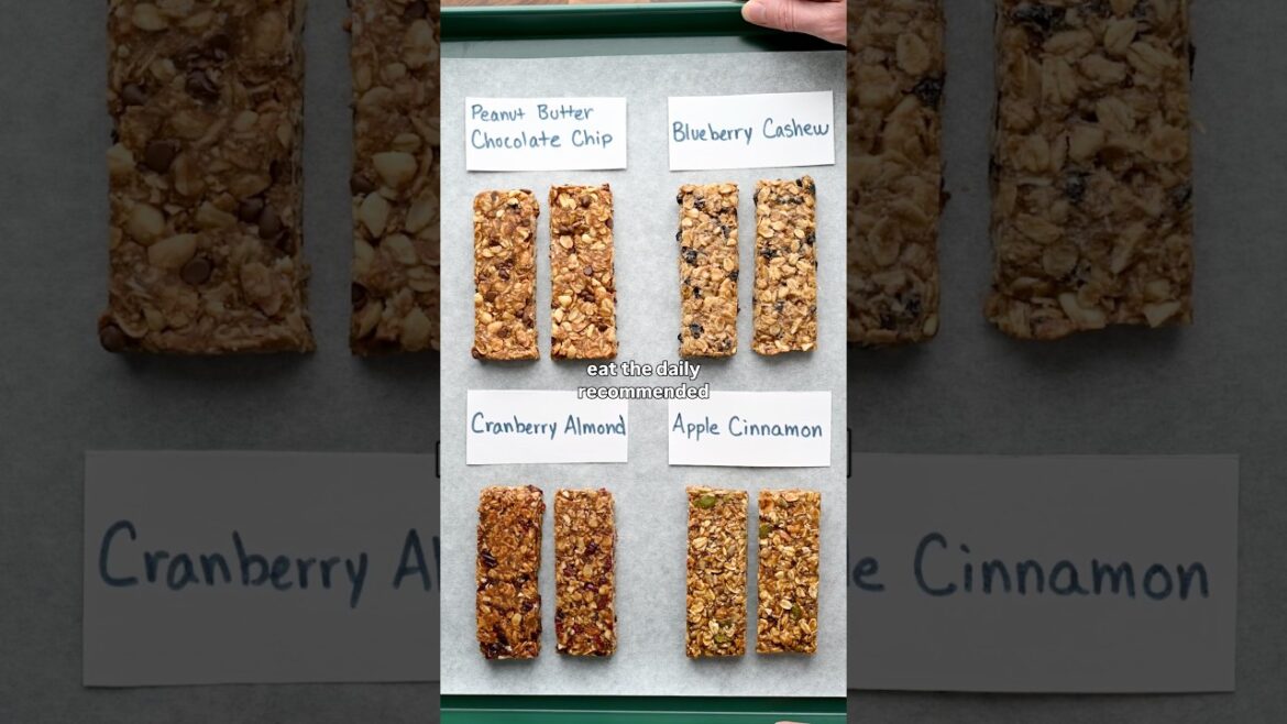 Homemade Granola Bars 4 Ways