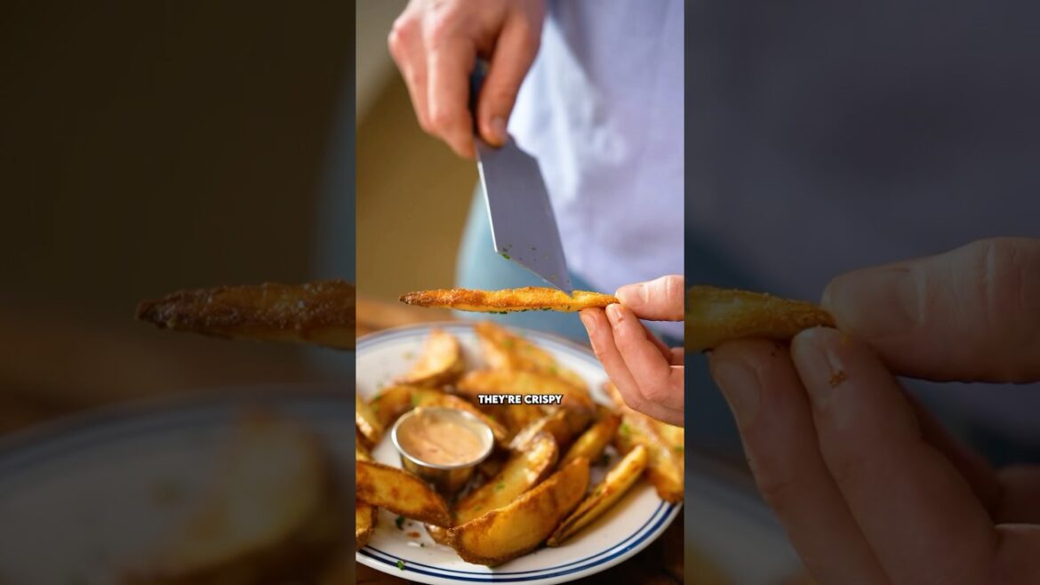 Hack For Making The Crispiest Oven Baked Potato Wedges