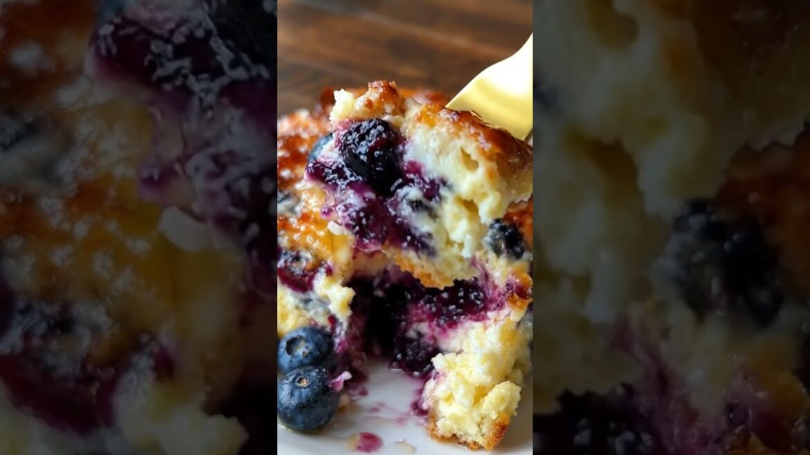 Blueberry Pancake Casserole
