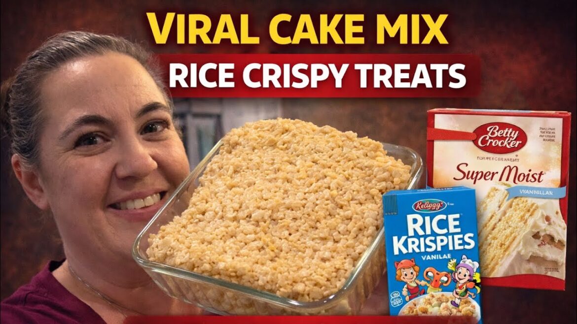 This Cake Mix Rice Krispie Treat Recipe Broke the Internet. Worth the hype? Lemon rice crispy treats