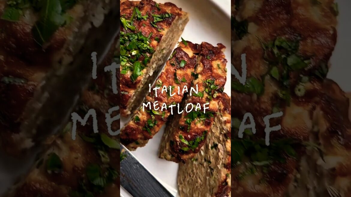 The Best Italian Meatloaf Recipe