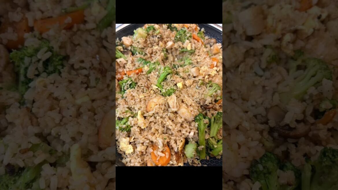 Shrimp and turkey breast fried rice! #fyp #foryourpage #fyp #food #foodie