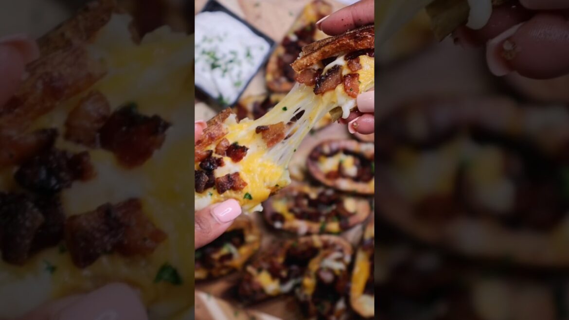 Crispy potato skins #potato #potatoskins #potatorecipes #appetizer #recipe #kendyllniquole