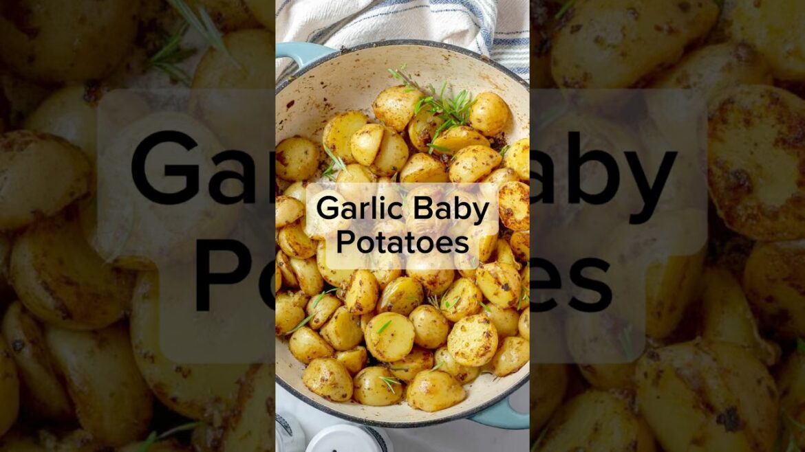 Crispy Garlic Butter Baby Potatoes (The Best Potato Recipe!)